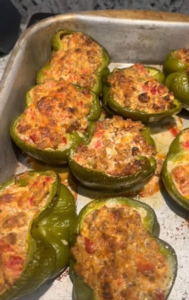 CAJUN STUFFED BELL PEPPERS