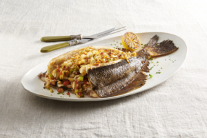 CAJUN STUFFED FLOUNDER