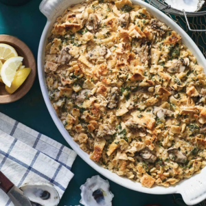 CAJUN DUCK AND OYSTER DRESSING