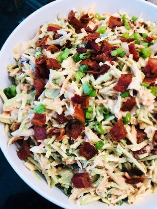 SPICY BEAN AND BACON SLAW